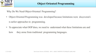 Object oriented programming using java | PPT