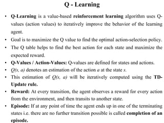 Reinforcement learning, Q-Learning | PDF