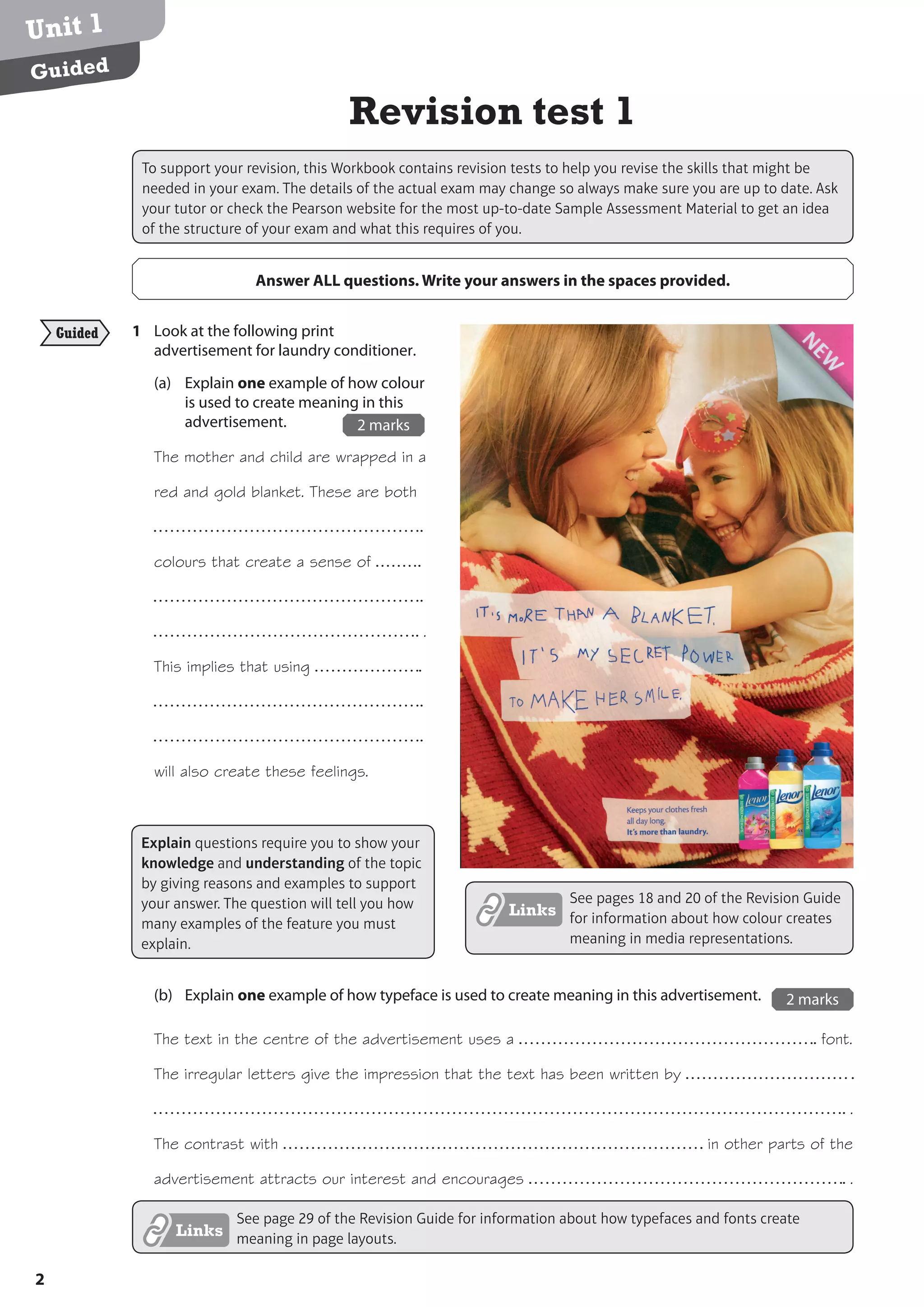 Unit 1 Representation Exam Revision | PDF