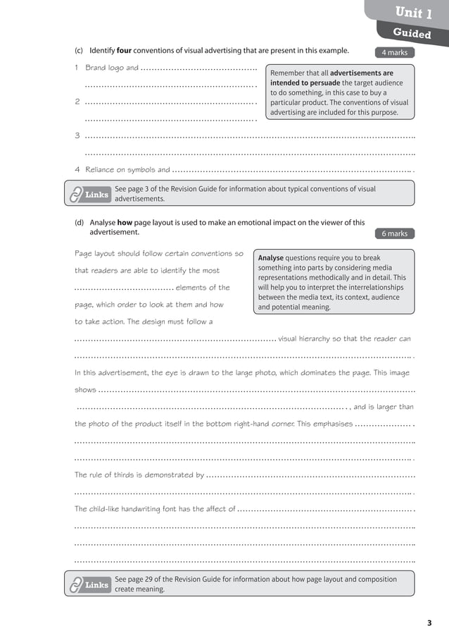 Unit 1 Representation Exam Revision | PDF