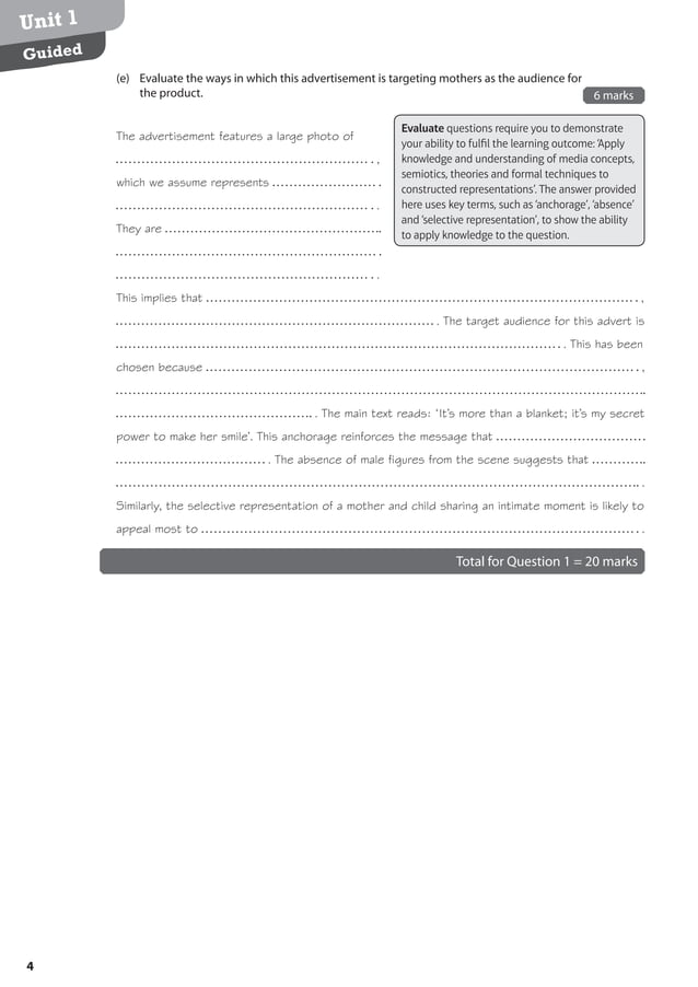 Unit 1 Representation Exam Revision | PDF