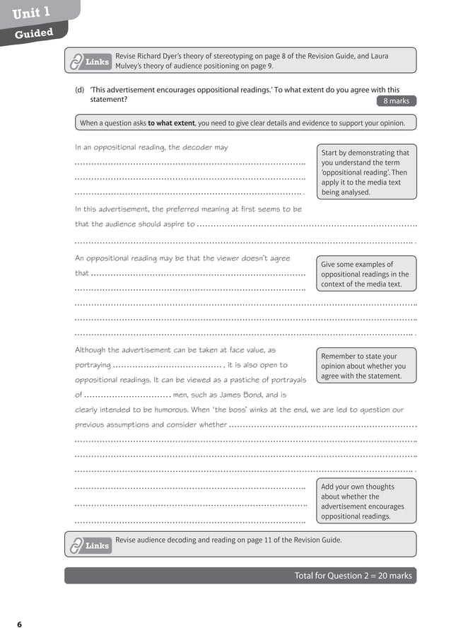Unit 1 Representation Exam Revision | PDF