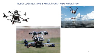 4
ROBOT CLASSIFICATIONS & APPLICATIONS – ARIAL APPLICATION
 