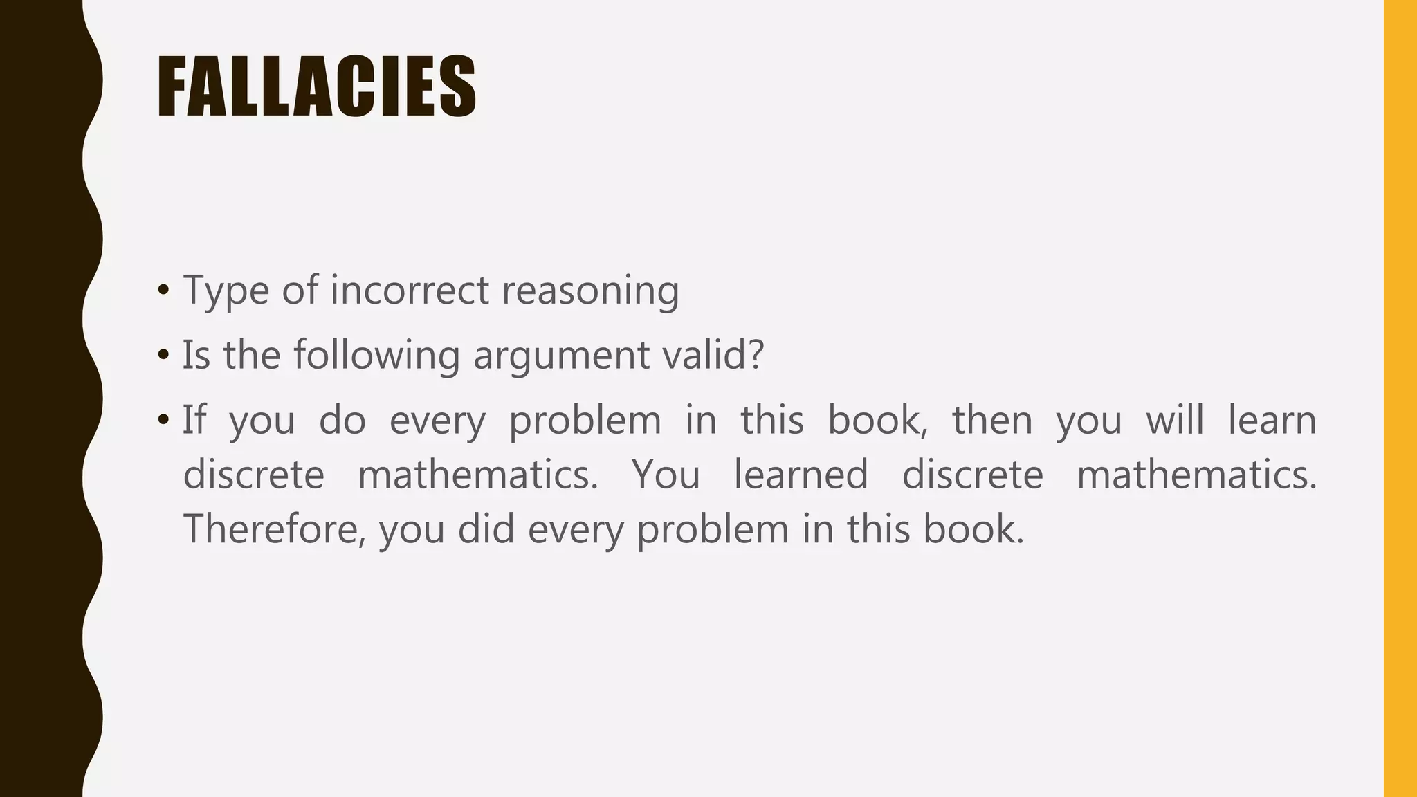 Unit 1 rules of inference | PPTX