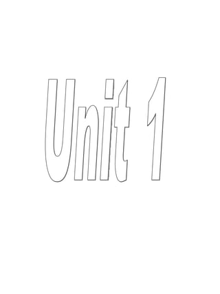 Unit 1 