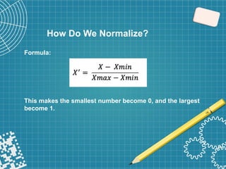 Data transformation with normalization and standardization | PPTX