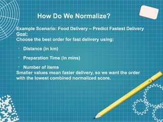 Data transformation with normalization and standardization | PPTX
