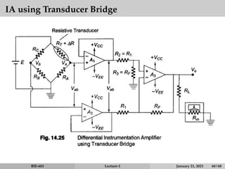 IA using Transducer Bridge
BIE-601 Lecture-1 January 21, 2021 60 / 68
 