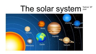 The solar system Teahcer Mª
José
 