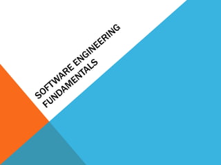 Software engineering fundamentals | PPTX