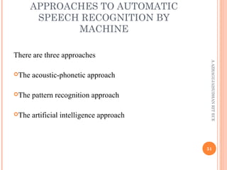 Unit 1 speech processing | PPT