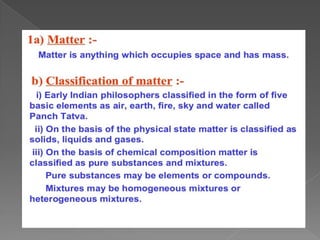 Unit 1 States of Matter chemistry IGCSE help | PDF