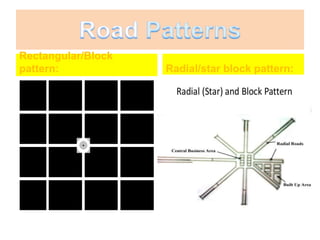 Rectangular/Block
pattern: Radial/star block pattern:
 