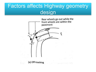 Factors affects Highway geometry
design
 