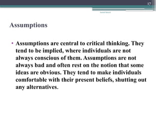 Unit 1 teaching learning Critical-Thinking.pptx