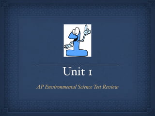 Unit 1
AP Environmental Science Test Review
 