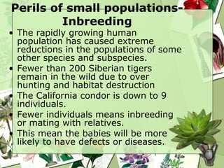 Perils Hum Unit 1 the biosphere populations and interactions | PPT