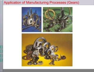 Application of Manufacturing Processes (Gears)
 