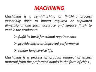 MANUFACTURING TECHNOLOGY-II | PPTX