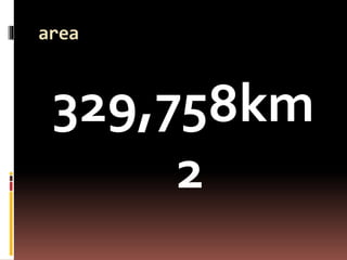 area
329,758km
2
 