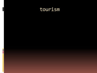 tourism
 