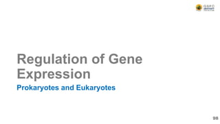 Regulation of Gene
Expression
Prokaryotes and Eukaryotes
98
 
