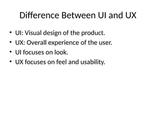 Unit 1 UI UX diploma in computer engineering | PPTX