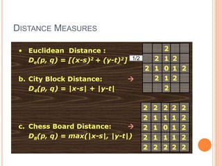 DISTANCE MEASURES
1/2
 