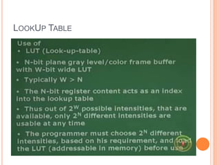 LOOKUP TABLE
 
