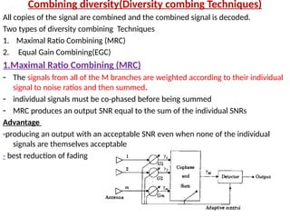 MULTIPATH MITIGATION TECHNIQUES-Wireless communication- | PPTX