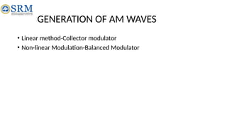 Analog and communication unit 1 srm University | PPTX