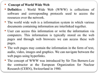 Web technology Introduction, web client & server communication,HTML ...