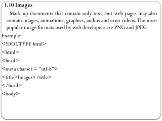 Web technology Introduction, web client & server communication,HTML ...
