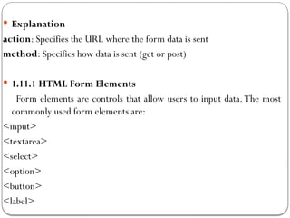 Web technology Introduction, web client & server communication,HTML ...