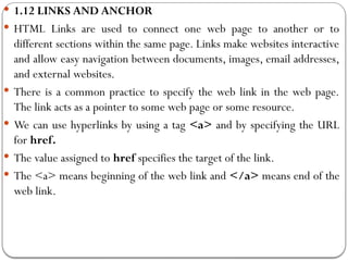 Web technology Introduction, web client & server communication,HTML ...
