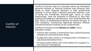Professional Codes, Ethical Dilemmas, and Conflict of Interest in ...