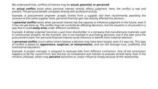 Professional Codes, Ethical Dilemmas, and Conflict of Interest in ...