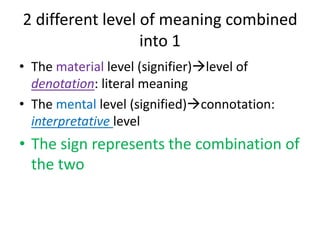 What is a tree? (sign)signifiersignified