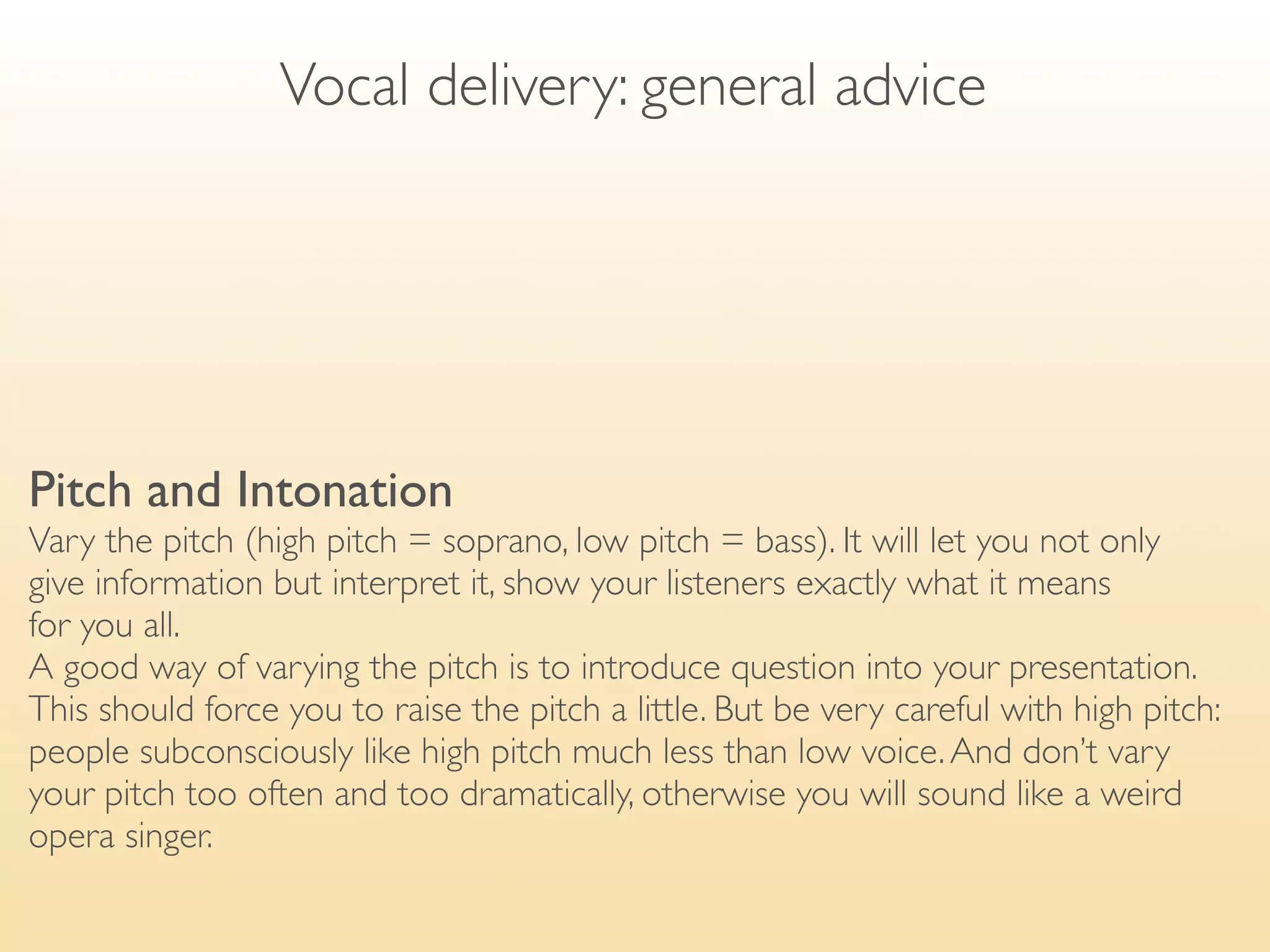 Presentation of the speaker




Welcoming the audience
✣ Good morning/afternoon, ladies and gentlemen.
✣ Hello / Hi, everyone.

✣ First of all, let me thank you for coming here today.
✣ I’m happy/delighted that so many of you could make it today.
✣ Ladies and gentlemen, it’s an honor to have the opportunity
 to address such a distinguished audience. (very formal)
 