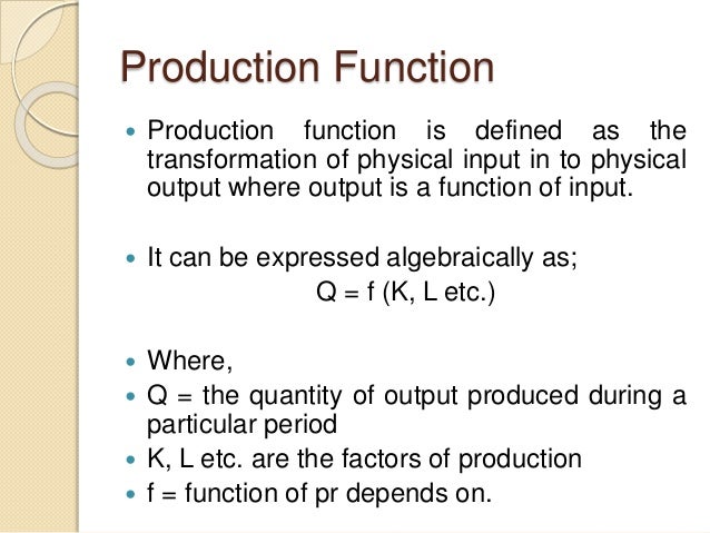 Production (economics)