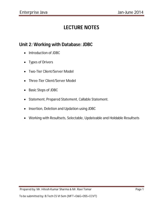 Introduction to JDBC and JDBC Drivers | PDF