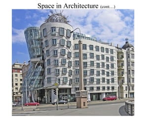 Space in Architecture (cont…)
 
