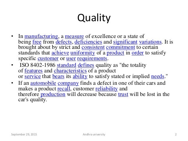 Quality Control Assurance In Analytical Chemistry