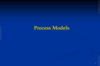 1
Process ModelsProcess Models
www.jntuworld.com
www.jntuworld.com
www.jwjobs.net
 