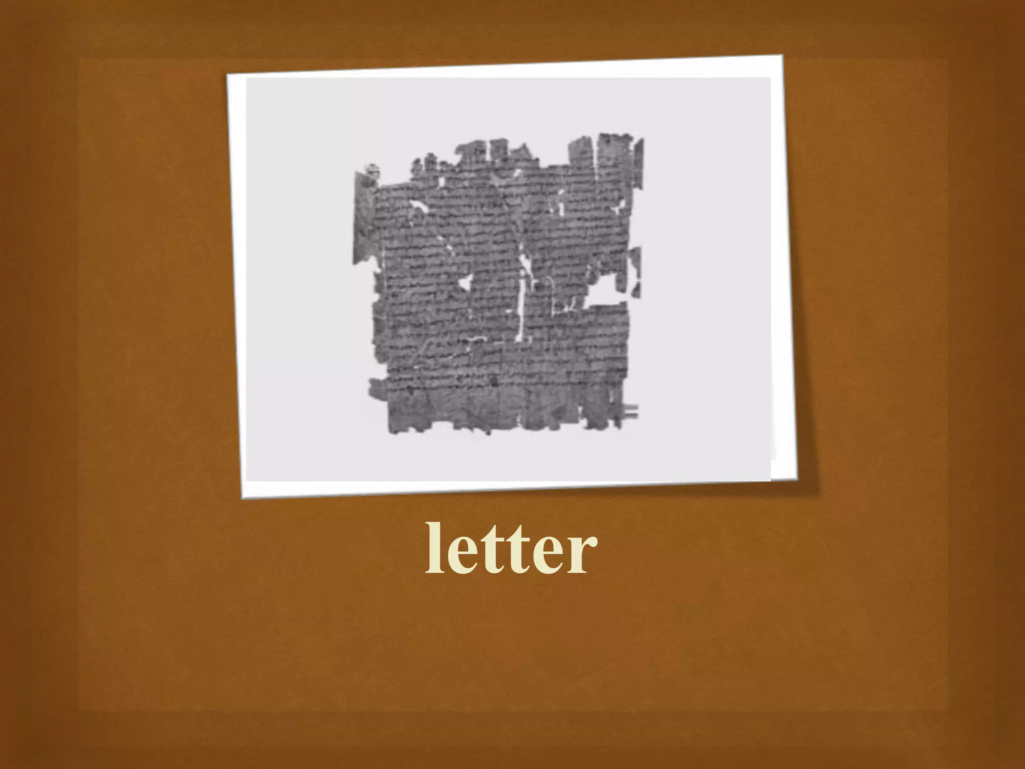 letter