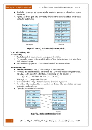 Database Design and the ER Model, Indexing and Hashing | PDF