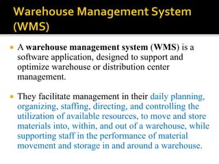 Warehouse Planning and Implementation | PPTX