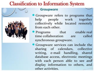 Classification to Information System
 