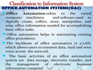 Classification to Information System
 