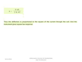 20/11/2018
KONGUNADU COLLEGE OF ENGINEERING
AND TECHNOLOGY
 